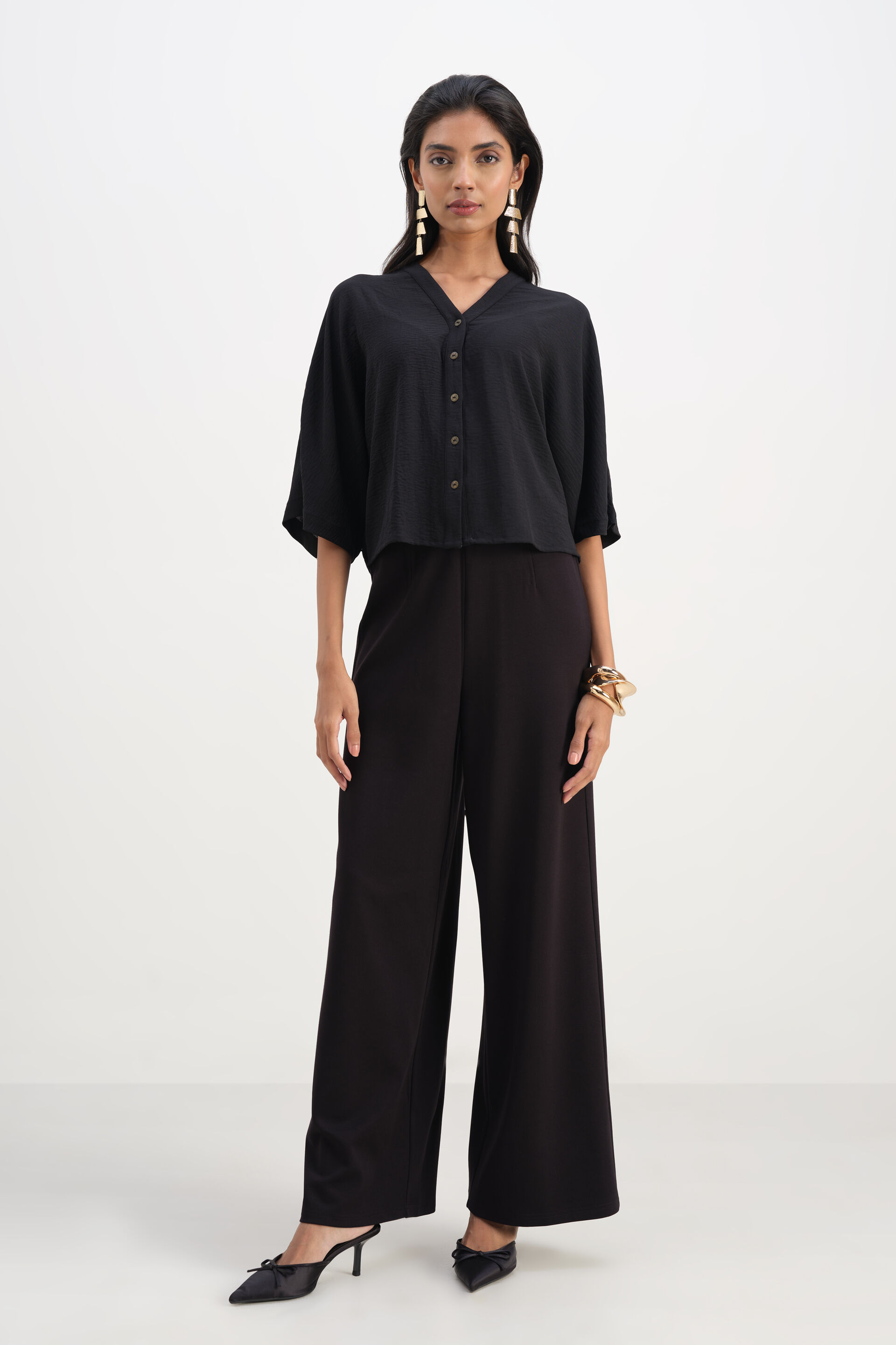 Black Vibe Top, Black, image 1